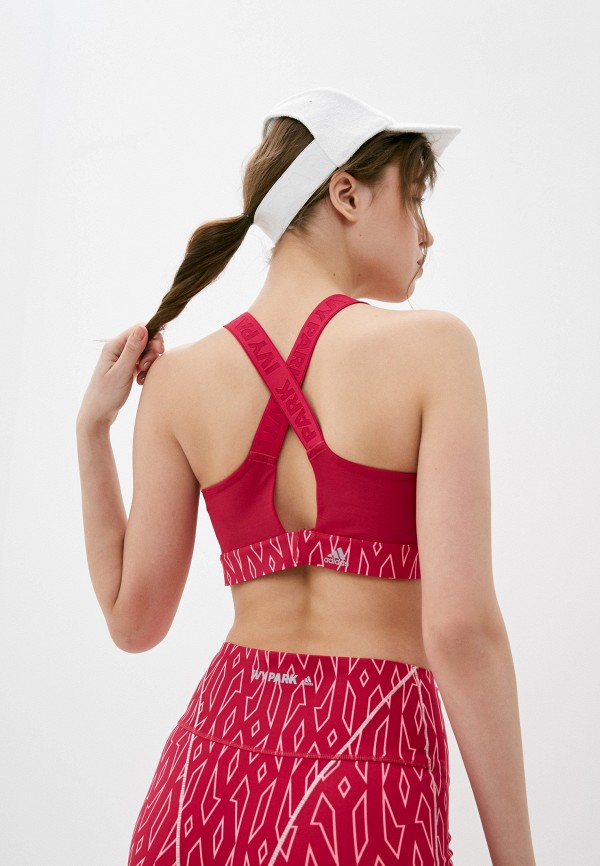 adidas Originals Топ спортивный - ICY PARK от adidas X IVY PARK, Ivy Park Medium Support Monogram Cut Out Bra - фото 3