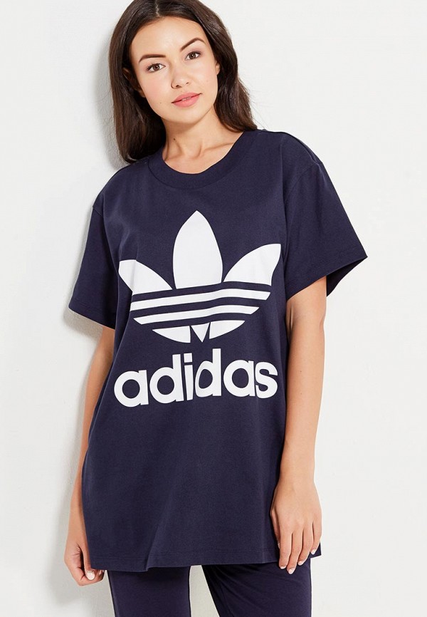 Adidas big hotsell trefoil tee
