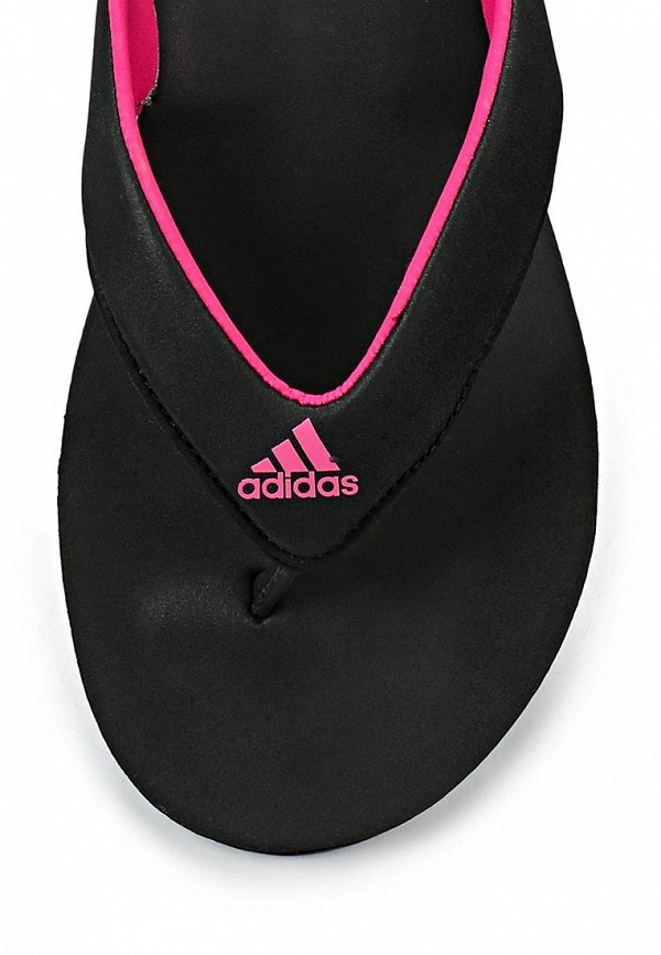 Сланцы adidas Calo 3 W, цвет: розовый, черный, AD094AWATN83 — купить в  интернет-магазине Lamoda
