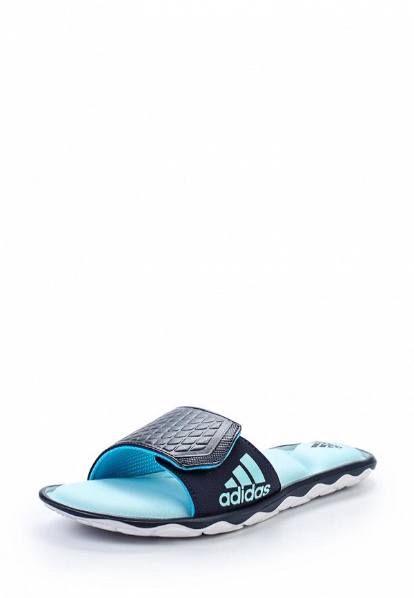 Сланцы adidas Anyanda Flex Slide, цвет: синий, AD094AWFSW94 — купить в  интернет-магазине Lamoda