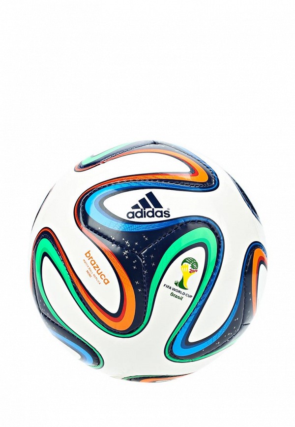 Мяч футбольный adidas BRAZUCA MINI, цвет: мультиколор, AD094DUBUH40 — купить в интернет-магазине Lamoda