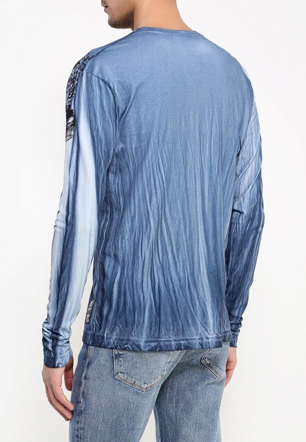 Лонгслив Affliction RIVER STYX L/S TEE, цвет: синий, AF405EMHKP12 ...