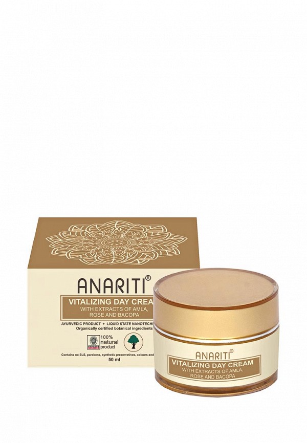 Anariti Крем для лица дневной - восстанавливающий, с экстрактами амлы, розы и бакопа - фото 1