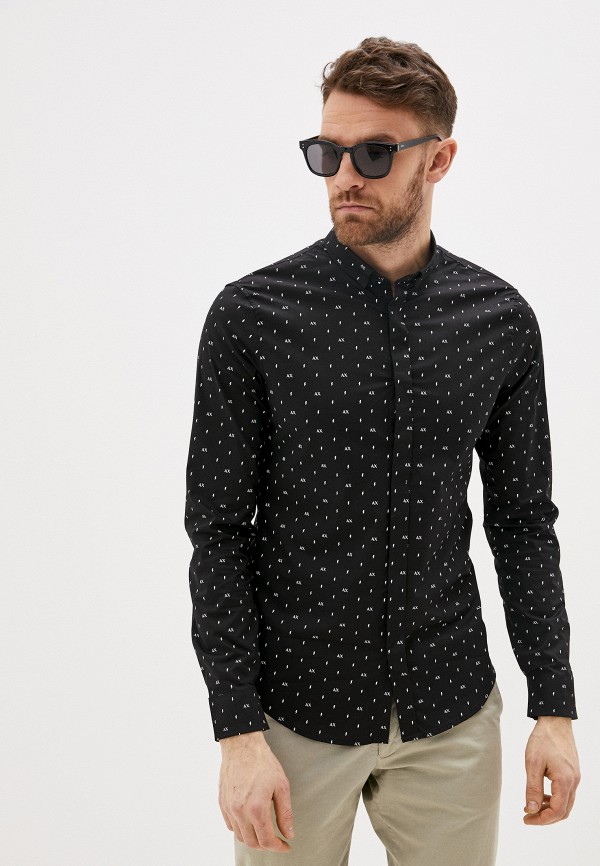 Рубашка Armani Exchange, цвет: черный, AR037EMHOTF9 — купить винтернет-магазине Lamoda