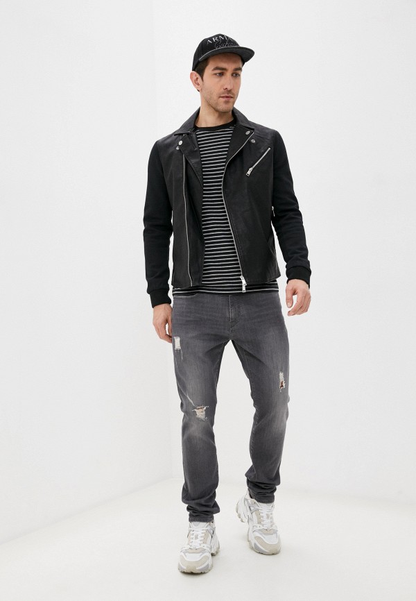 Armani Exchange Куртка кожаная - фото 3