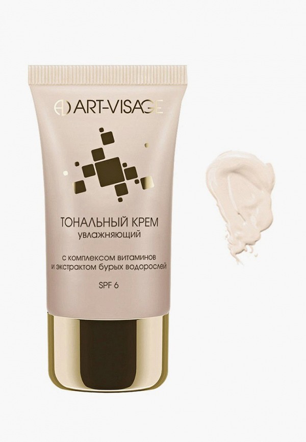 Тональный крем Art-Visage 101 слоновая кость, 25 мл, цвет: бежевый ...