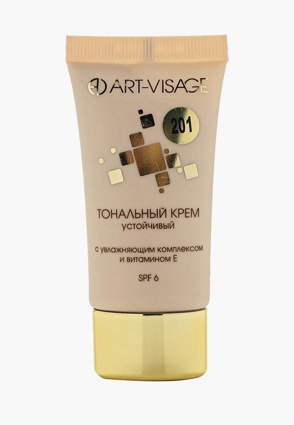 Тональный крем Art-Visage устойчивый, 201, слоновая кость, цвет ...