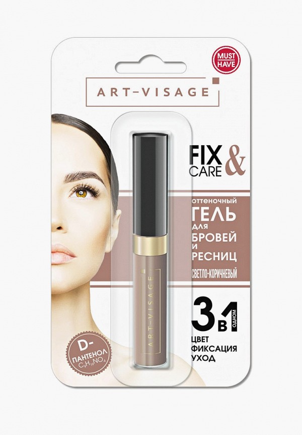 Art-Visage Гель для бровей - светло-коричневый 4.3 мл - фото 1