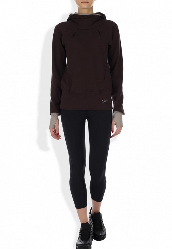 Худи Arcteryx DETENTE HOODY WOMENS, цвет: коричневый, AR906EWBCO36 — купитьв интернет-магазине Lamoda
