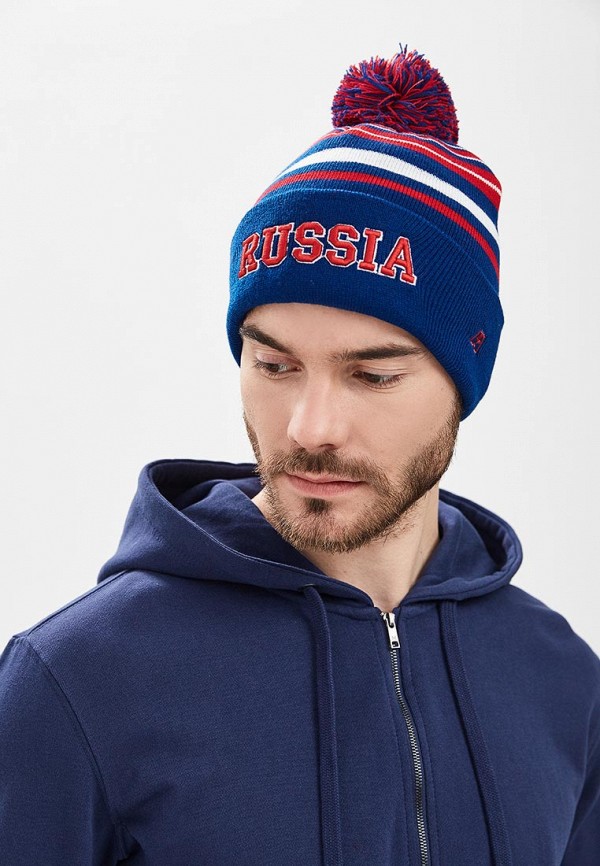 Шапка Atributika & Club™ Россия, цвет: синий, AT006CUDFCK5 — купить в ...