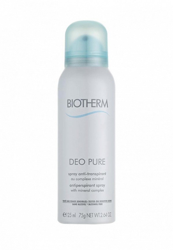 Biotherm Дезодорант-спрей - спрей без спирта DEO PURE125 мл - фото 1