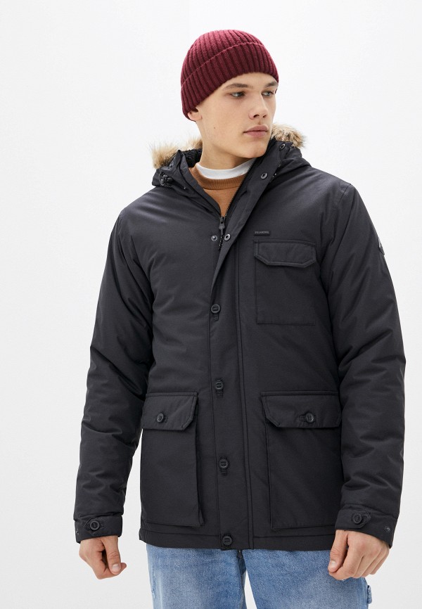 Куртка утепленная Billabong BUNKER 10K ADIV PARK, цвет: черный,  BI009EMLYYF3 — купить в интернет-магазине Lamoda