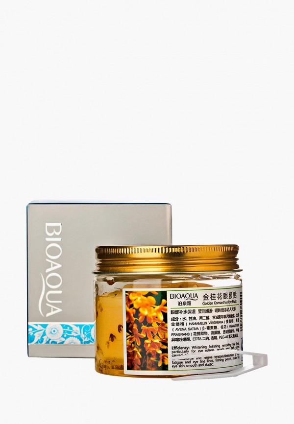 Bioaqua Маска для кожи вокруг глаз - с лепестками Золотого Османтуса, 80 штук. - фото 2