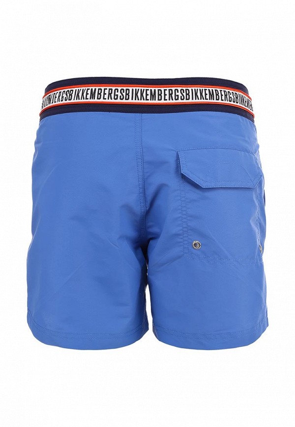 Bikkembergs BERMUDA FELPA CON TAPE LOGATO PUPIN - Šorti - blue