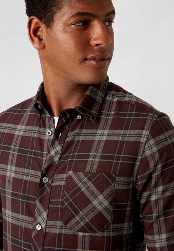 Рубашка Burton Menswear London, цвет: бордовый, BU014EMLRHU7 — купить в ...