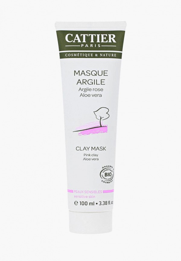 Cattier Маска для лица - на основе розовой глины для чувствительной кожи - фото 1