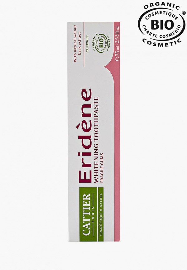 Cattier Зубная паста - Эриден отбеливающая для чувствительных десен - фото 2