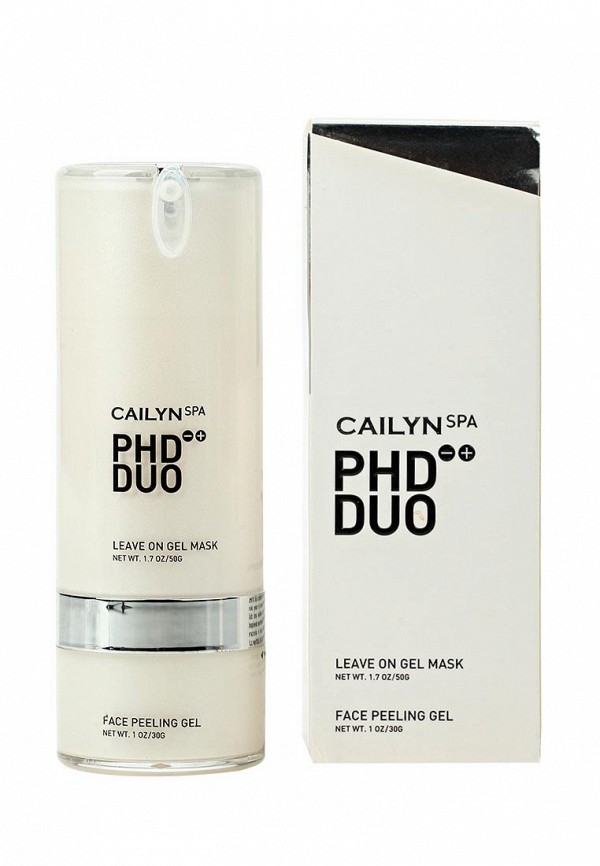 Cailyn Набор для ухода за лицом - PHD Duo Leave on Gel Mask 50 мл + Face Peeling Gel  30 мл, Двойной гелевый  для лица - фото 1