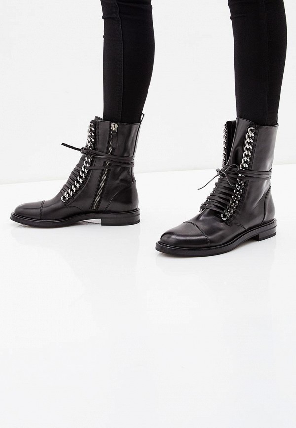 Ботинки Casadei, цвет: черный, CA559AWBTLH2 — купить в интернет-магазинеLamoda