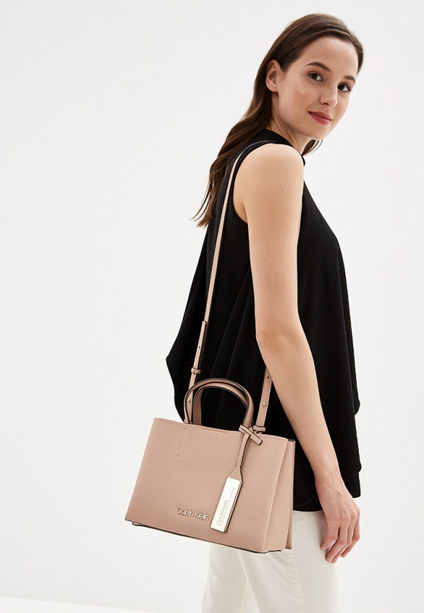 Calvin klein sided med tote hotsell