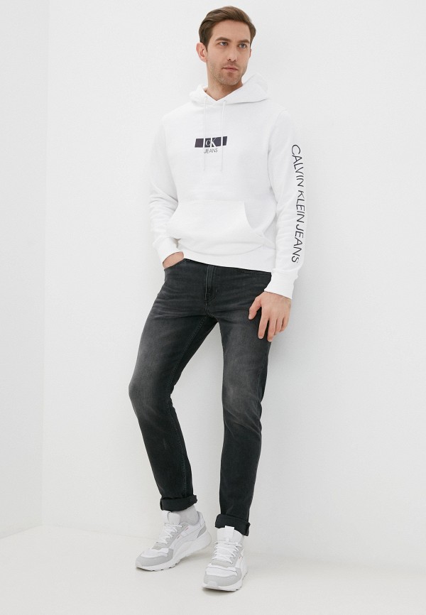Calvin klein jeans white sale