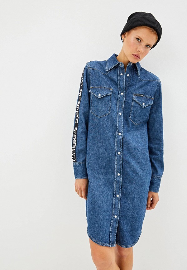 Calvin Klein Jeans Платье джинсовое - фото 1