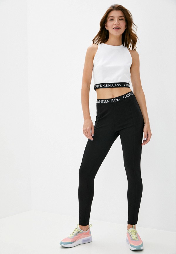 calvin klein pants and crop top