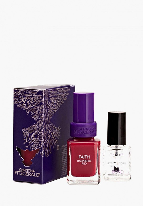 Christina Fitzgerald Набор лаков для ногтей - Faith Ягода малина - фото 1