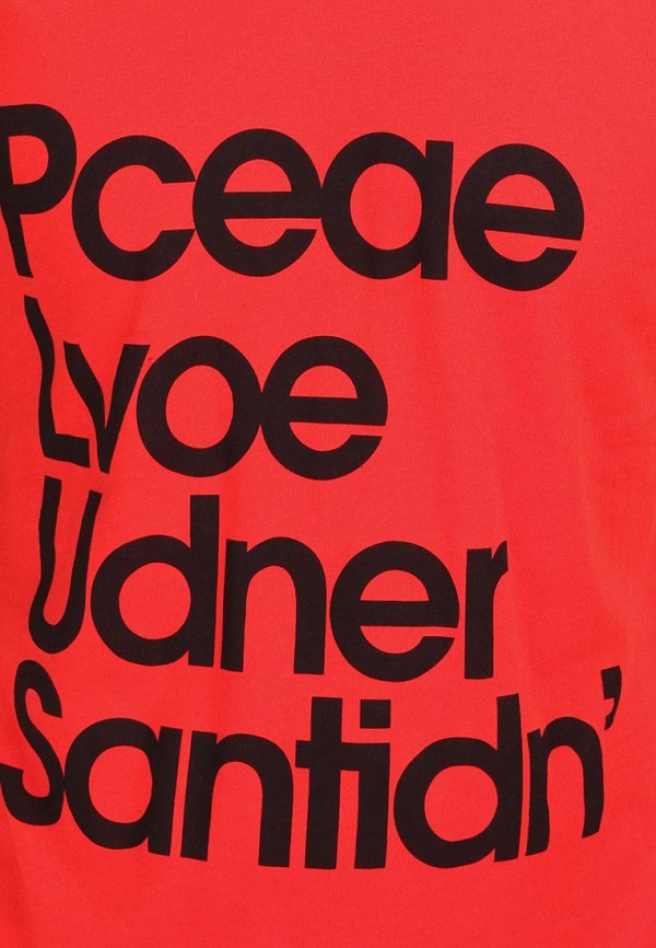 Cheap Monday Футболка - Bruce printed tee PLU Cherry red - фото 4