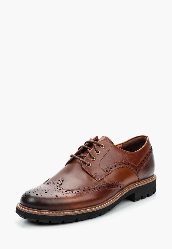 clarks batcombe wing dark tan