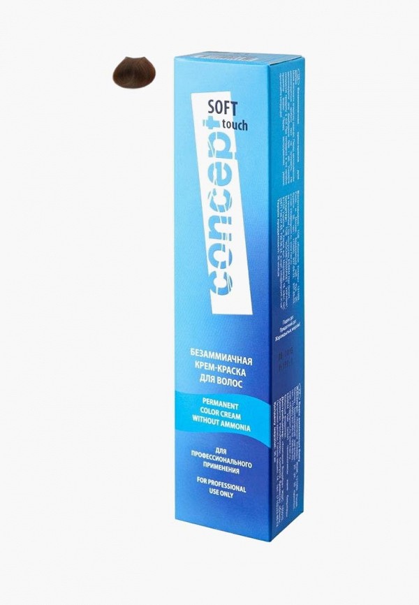 Concept Краска для волос - без аммиака SOFT TOUCH 7.7 Светло-коричневый, 60 мл - фото 1