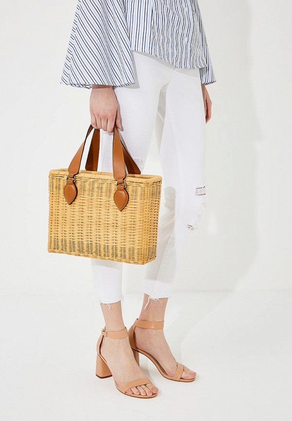 Coccinelle rattan hotsell bag