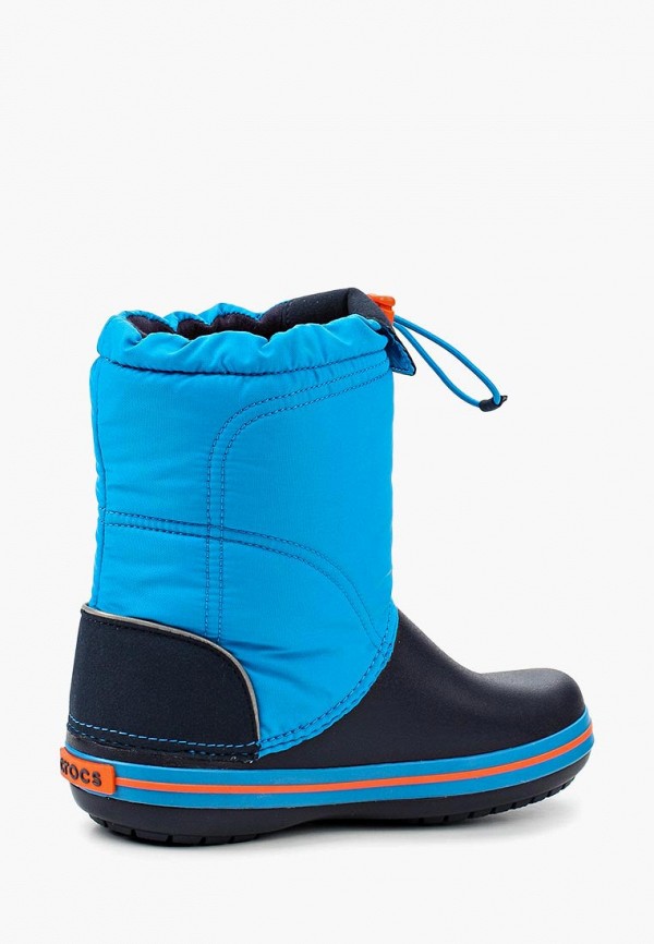 Сапоги Crocs Crocband Lodge Point Boot Kids, цвет: синий, CR014AKLGX40 —  купить в интернет-магазине Lamoda