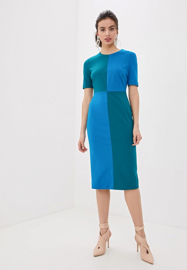 Платье Diane von Furstenberg, цвет: бирюзовый, DI001EWHEVI1 — купить в ...