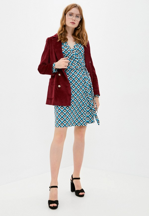 Diane von Furstenberg Платье - DVF LS BANDED JULIAN - фото 2