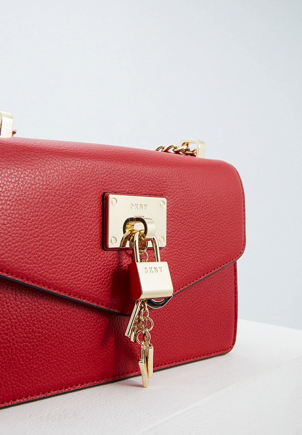 DKNY Сумка - ELISSA - SMALL FLAP SHOULDER - PEBBLE - фото 3