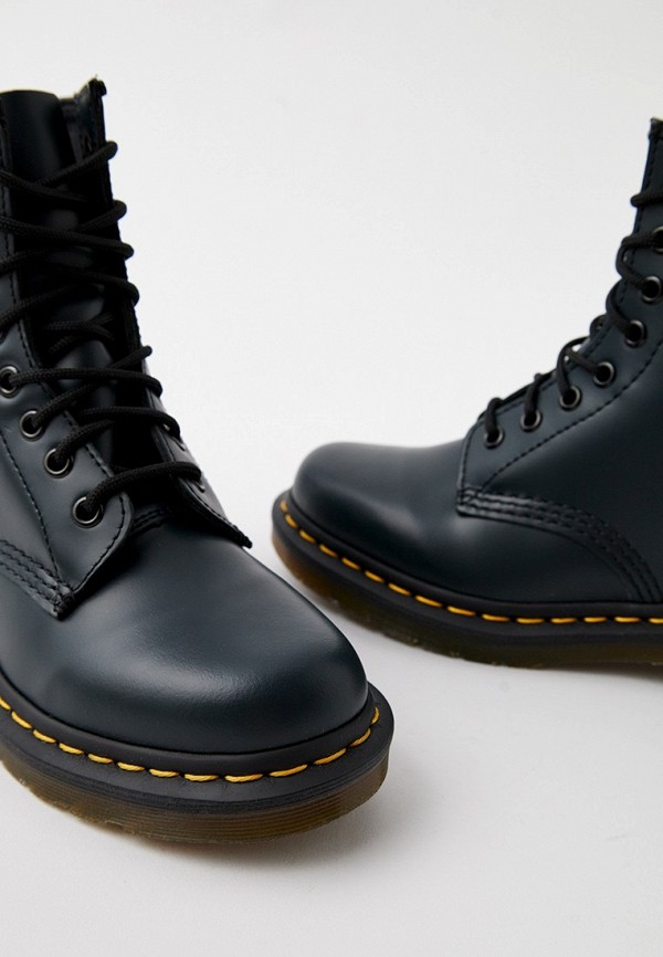 Ботинки Dr. Martens 1460, цвет: синий, DR004AUJV665 — купить в  интернет-магазине Lamoda