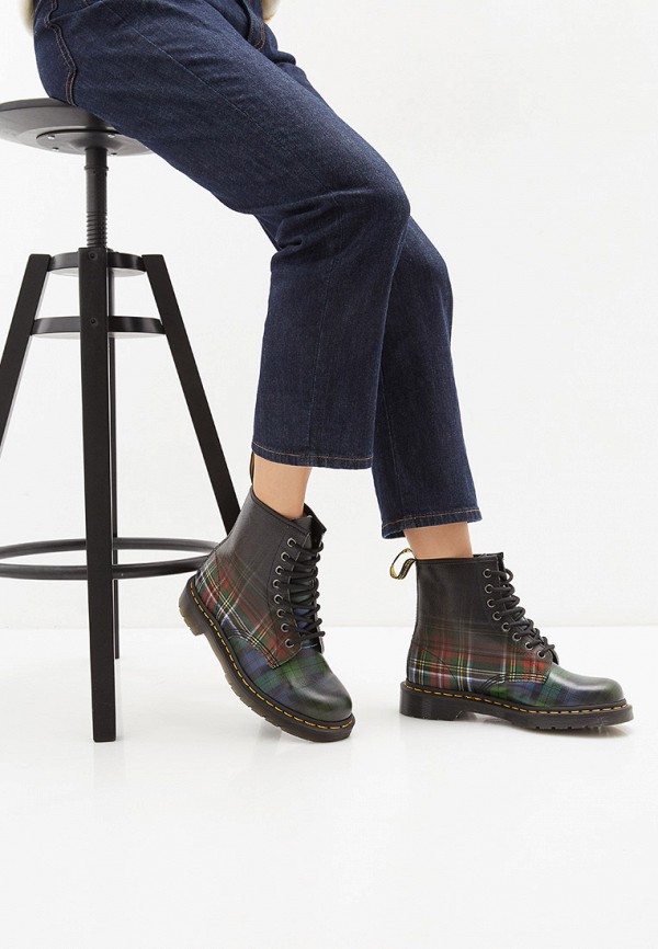 Doc martens tartan boots outlet