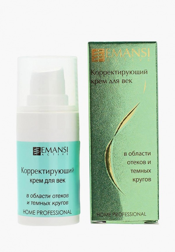 Emansi Крем для кожи вокруг глаз - Корректирующий в области отеков и темных кругов, 15 мл - фото 1
