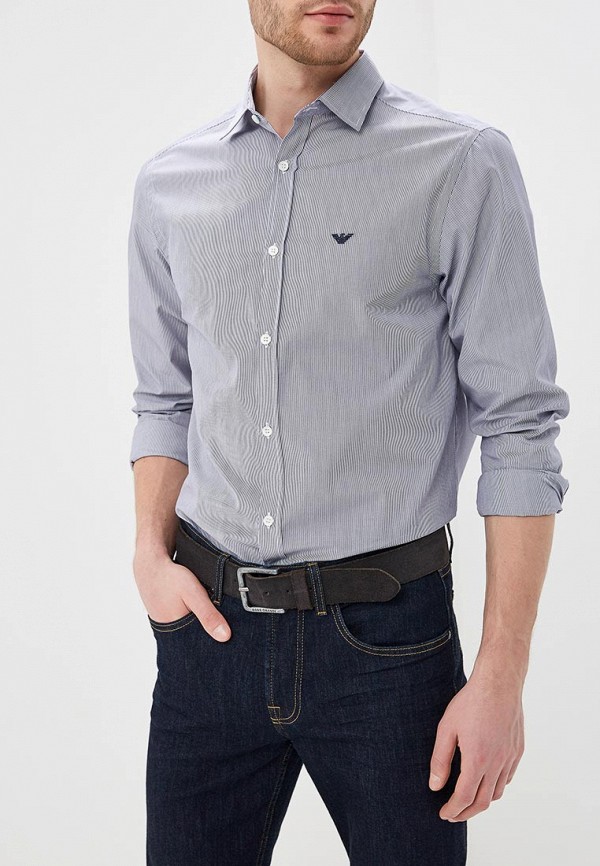 Рубашка Emporio Armani, цвет: серый, EM598EMDPYA4 — купить винтернет-магазине Lamoda