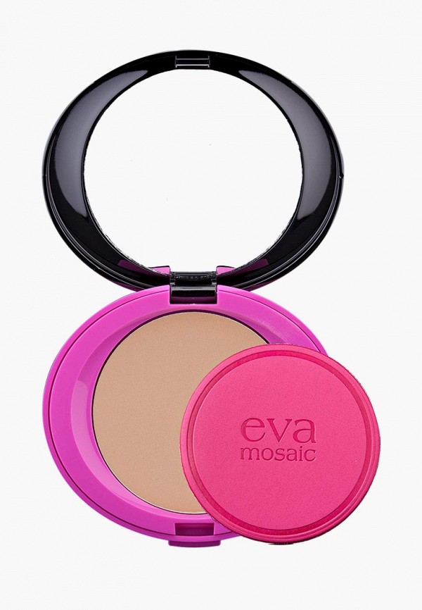 Eva Mosaic Пудра компактная - увлажняющая с гиалуроновой кислотой, 9 г, 04 золотисто-бежевый - фото 1