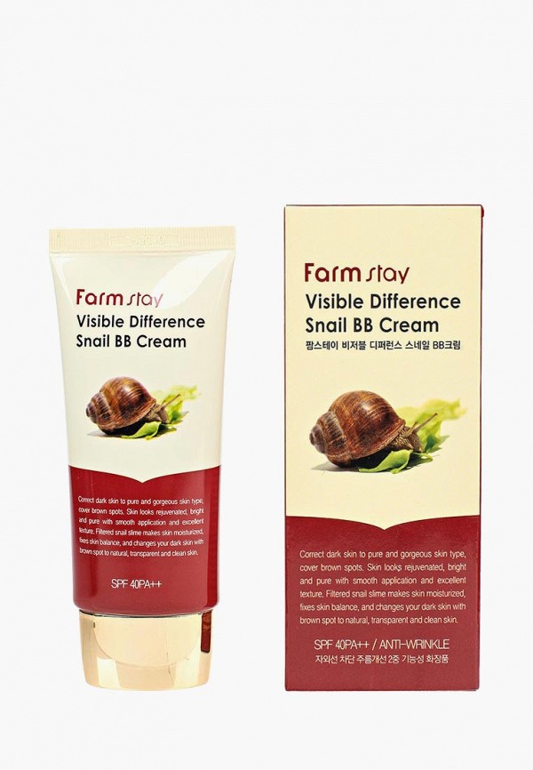 Farmstay BB-Крем для лица - Восстанавливающий с экстрактом улитки SPF40 PA++, 50 гр - фото 1