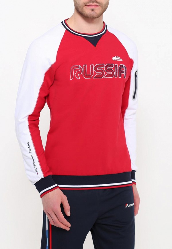 Свитшот Forward Russia, цвет: красный, FO007EMTKX36 — купить в интернет ...