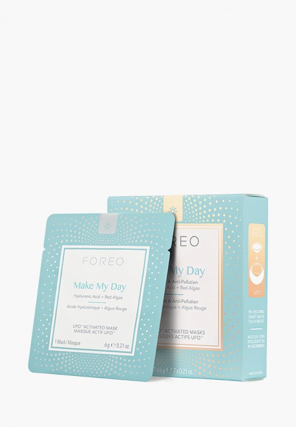 Foreo Маска для лица - Make My Day, Увлажнение и Защита от загрязнений, для UFO/UFO mini, 6 шт - фото 2
