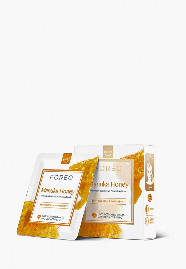 Foreo Маски для лица 6 шт. - Manuka Honey, Омолаживающая, для UFO/UFO mini, 6 шт - фото 2