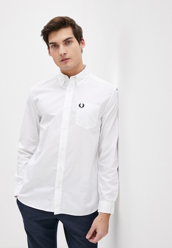 Рубашка Fred Perry, цвет: белый, FR006EMHPEN2 — купить в интернет-магазине  Lamoda