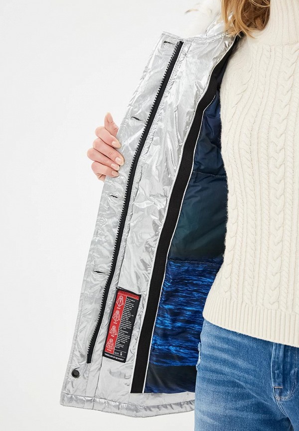 Freedomday Пуховик кожаный - NEW CHAMOIS RD LUREX - фото 5