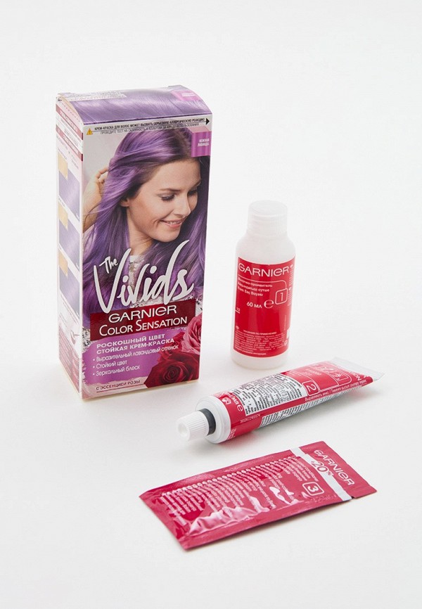 Garnier Краска для волос - "Color Sensation, Роскошь цвета", The Vivids, с перламутром, Нежная лаванда, 110 мл - фото 2