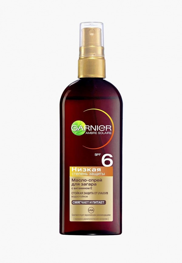 Garnier Масло для загара - спрей Ambre Solaire для интенсивного загара SPF 6, 150 мл - фото 1