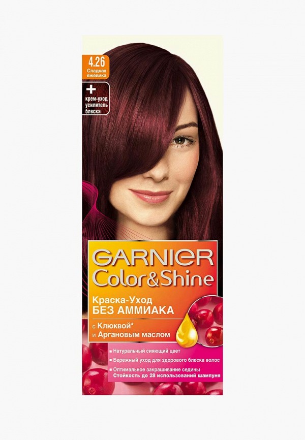 Garnier Краска для волос - Color&Shine, оттенок 4.26, Сладкая ежевика, 110 мл - фото 1